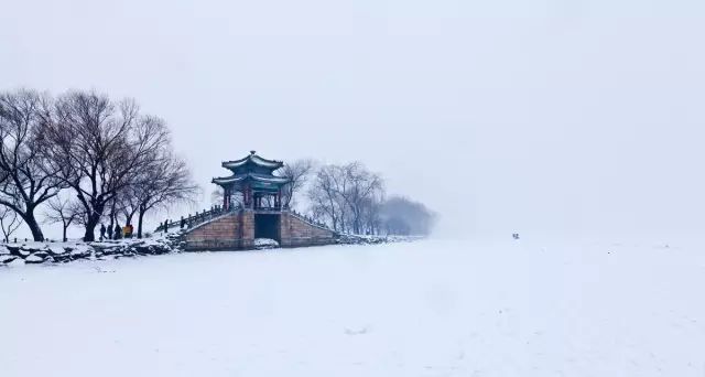 北京雪落纷飞